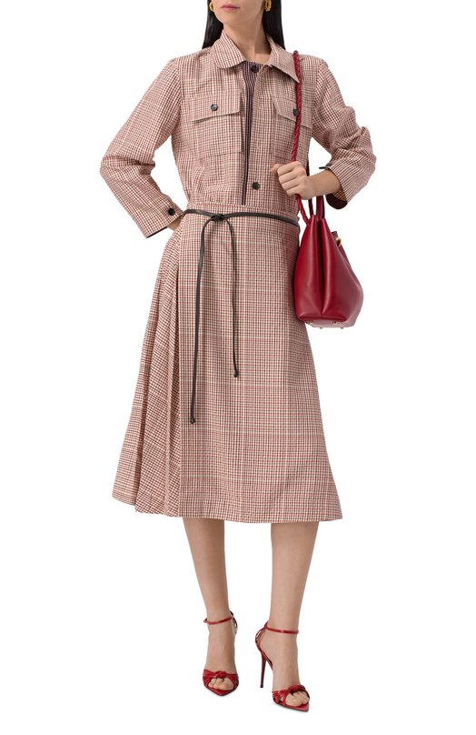 Юбка Bottega Veneta 811228/V4Z81 Красный  811228/V4Z81 Фото 2