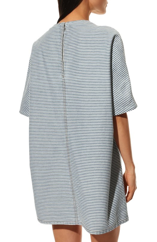 Джинсовое платье Prada GFA125-10G3-F0E93-221 Голубой  GFA125-10G3-F0E93-221 Фото 4