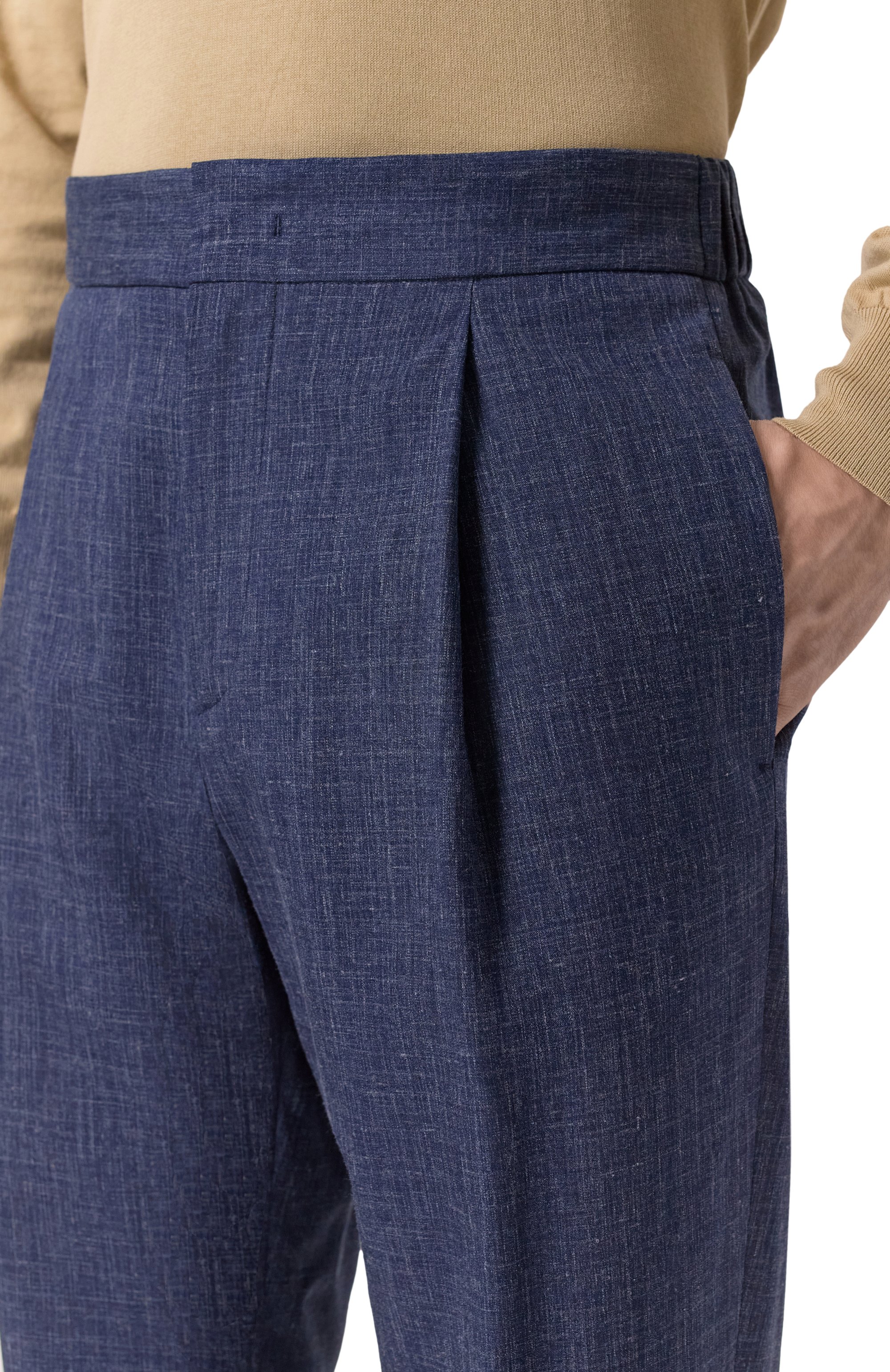 Брюки из шерсти и шелка GIORGIO ARMANI, арт. GM001193/TE13965, фото 5