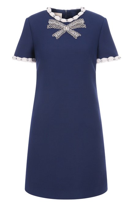 Женское платье из шерсти и шелка VALENTINO, арт. 7B3VADR9/1CF