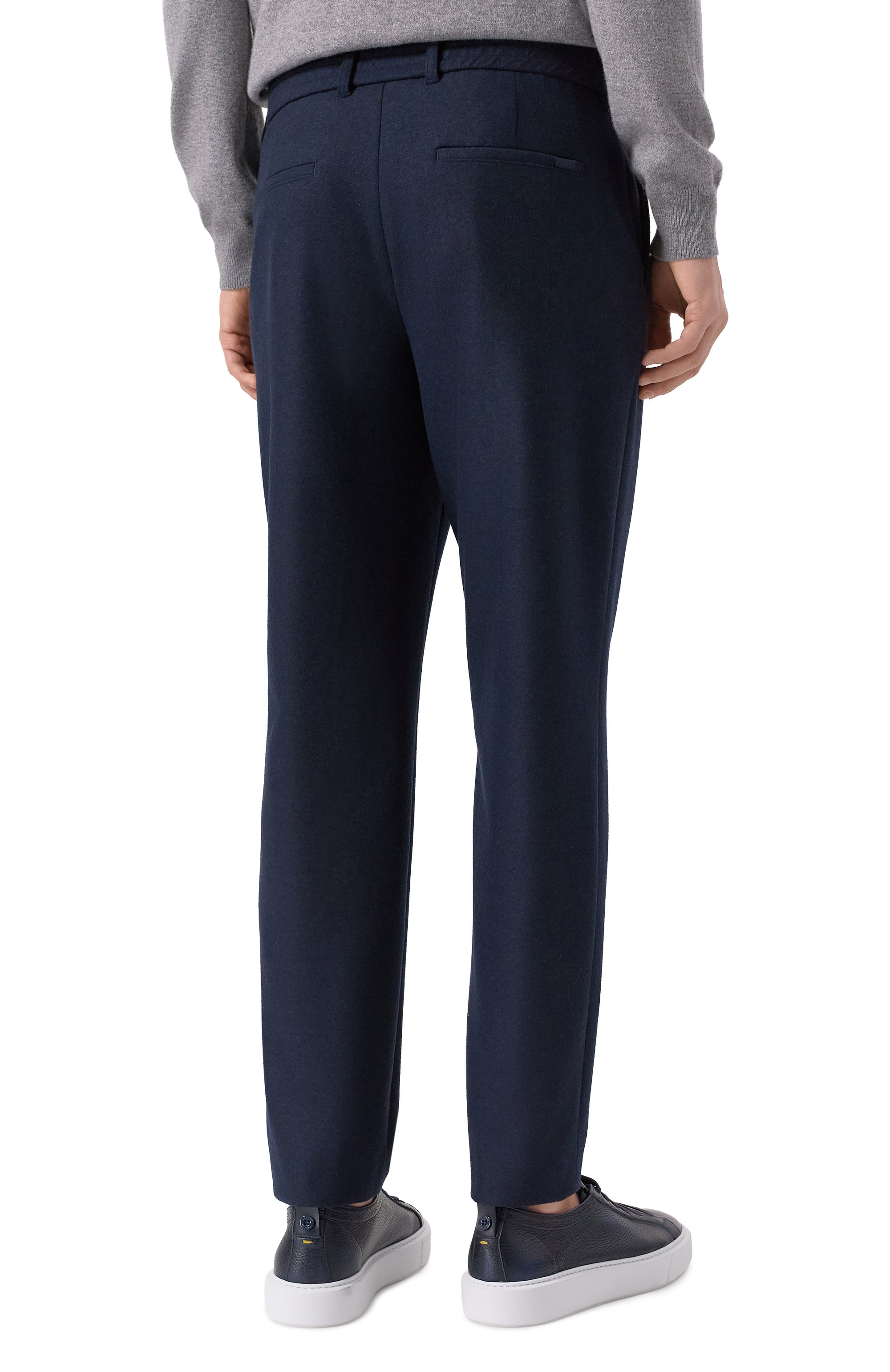 Брюки BOSS темно-синего цвета по цене 29950 руб., арт. 50551542, фото 4 Брюки BOSS, арт. 50551542, фото 4