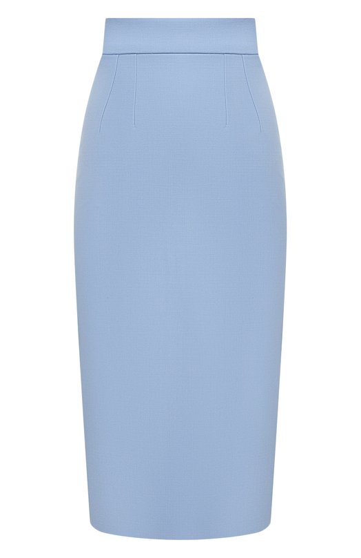 Шерстяная юбка Dolce & Gabbana F4CJGT/GDCPN Голубой F4CJGT/GDCPN