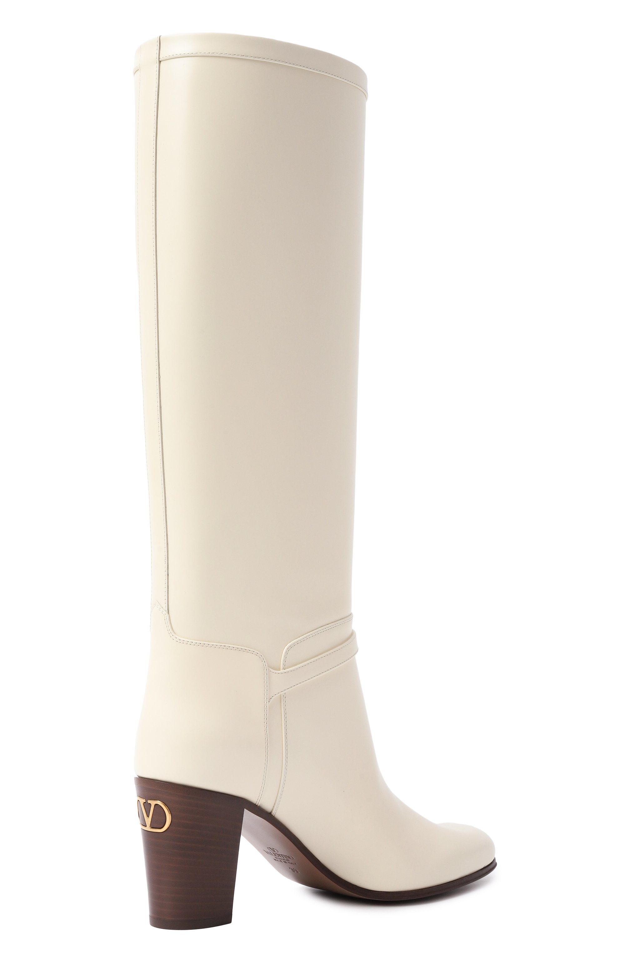 Кожаные сапоги pattie 75 VALENTINO кремового цвета по цене 216500 руб., арт. 7W2S0LD6/ZJM, фото 5 Кожаные сапоги pattie 75 VALENTINO, арт. 7W2S0LD6/ZJM, фото 5