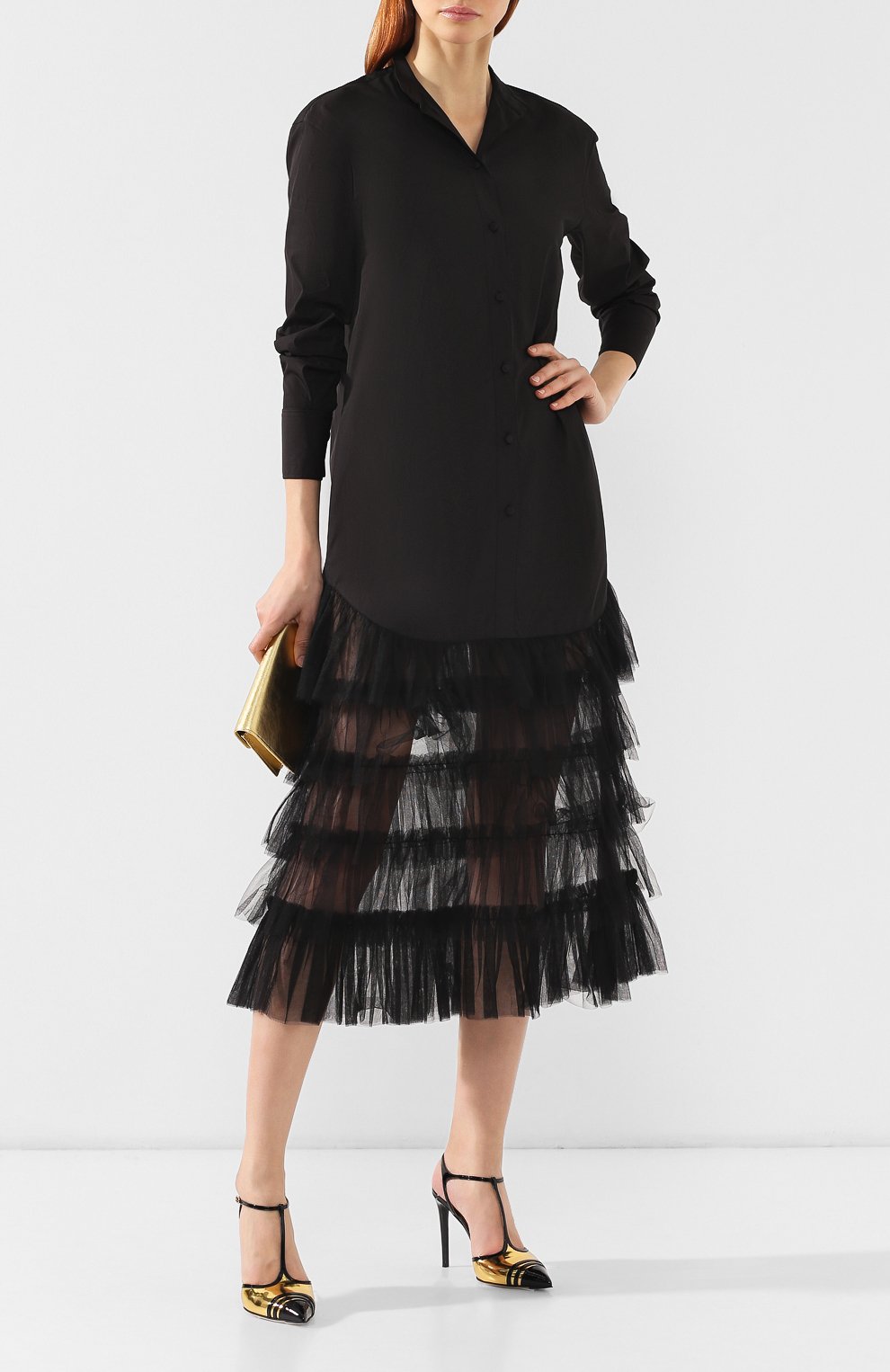 Кожаные туфли RALPH LAUREN золотого цвета по цене 49950 руб., арт. 800753811, фото 2 Кожаные туфли RALPH LAUREN, арт. 800753811, фото 2