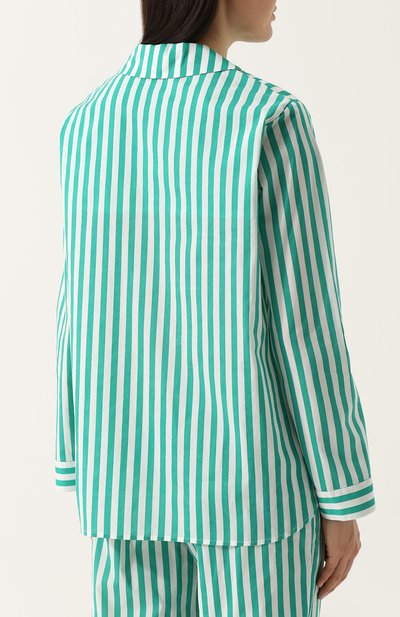 Хлопковая пижама в полоску YOLKE, арт. SS18-02C-HBS-EM, фото 3