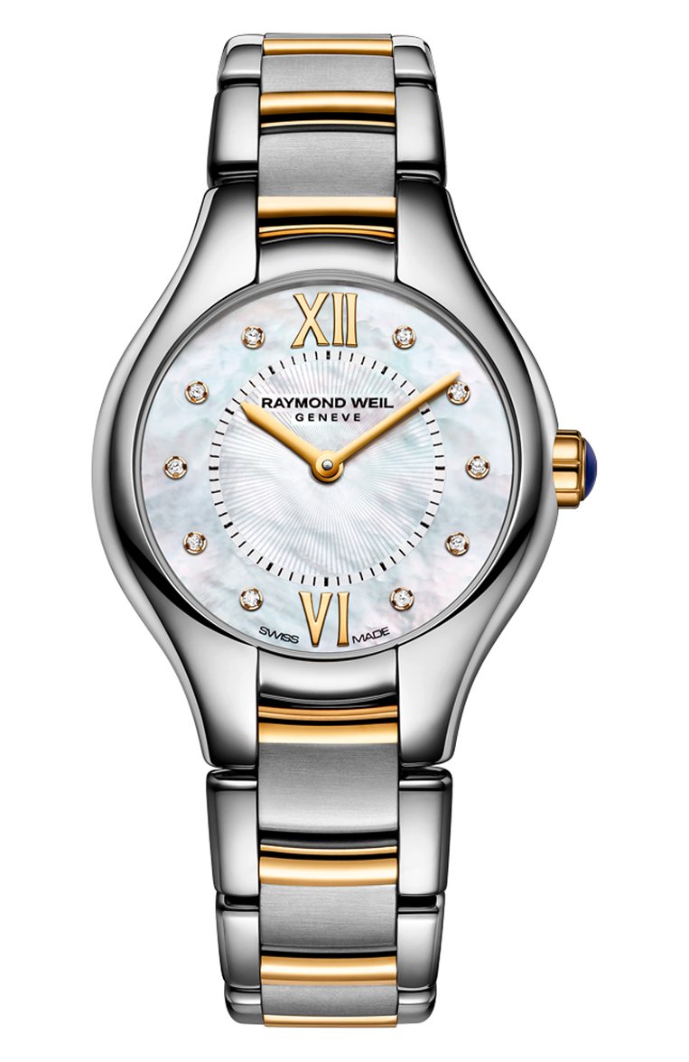 Женские часы noemia RAYMOND WEIL бесцветного цвета, арт. 5124-STP-00985 | Фото 1 (Механизм: Кварц; Региональные ограничения белый список (Axapta Mercury): Не проставлено; Нос: Не проставлено; Материал корпуса: Сталь; Цвет циферблата: Перламутровый)