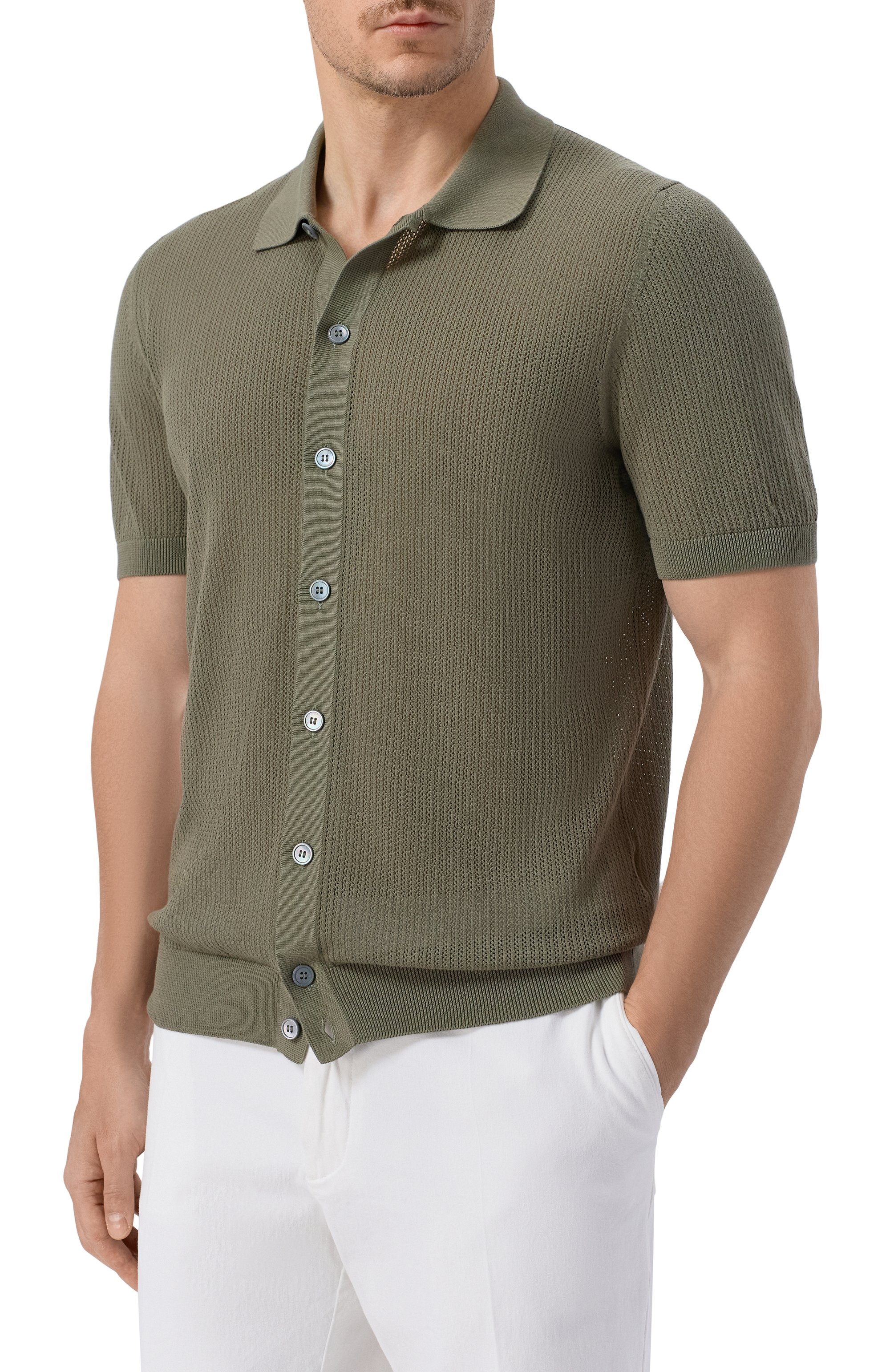 Хлопковая рубашка GRAN SASSO, арт. 57180/20611, фото 3