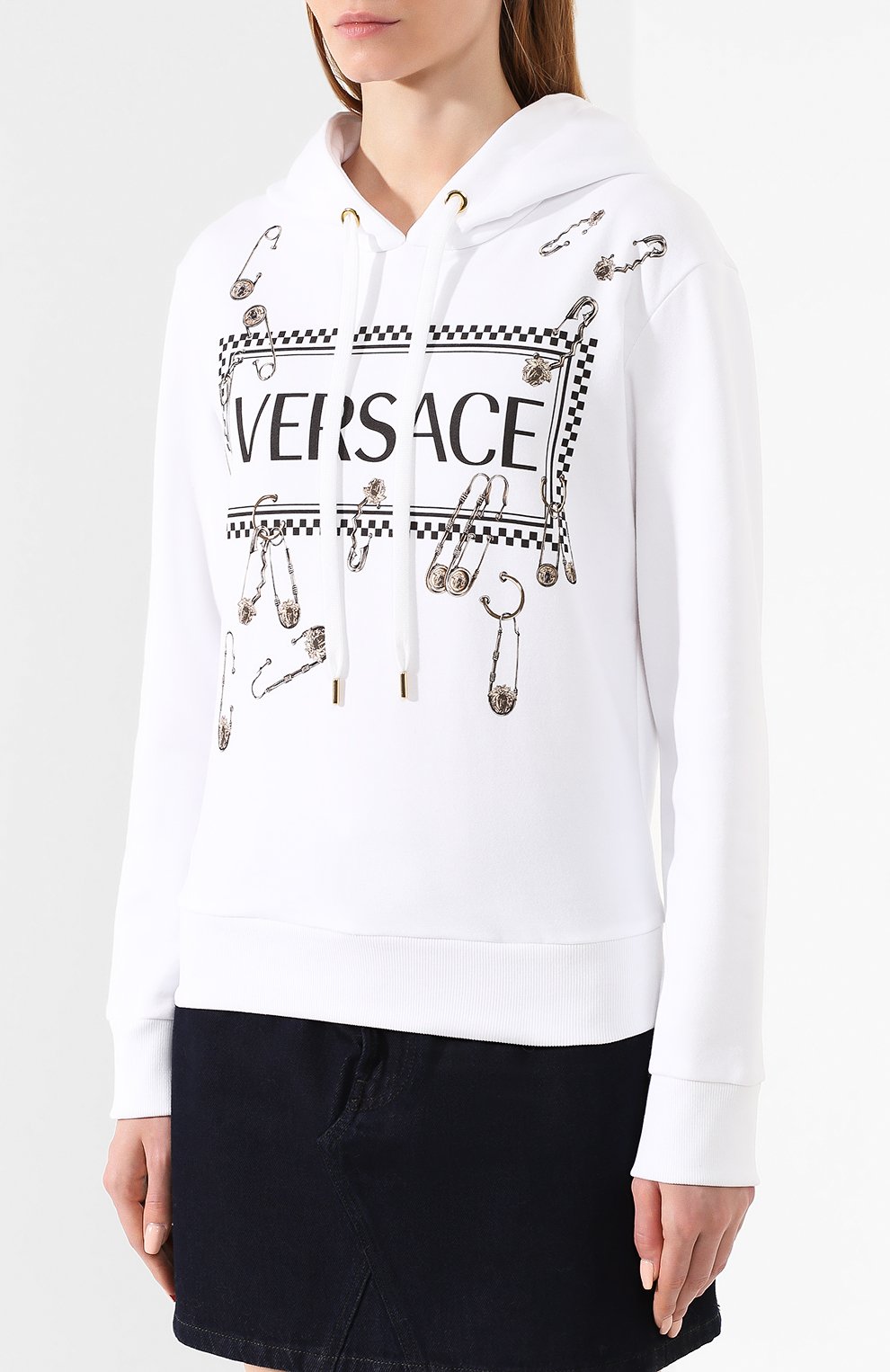 Хлопковое худи VERSACE, арт. A83937/A227994, фото 3