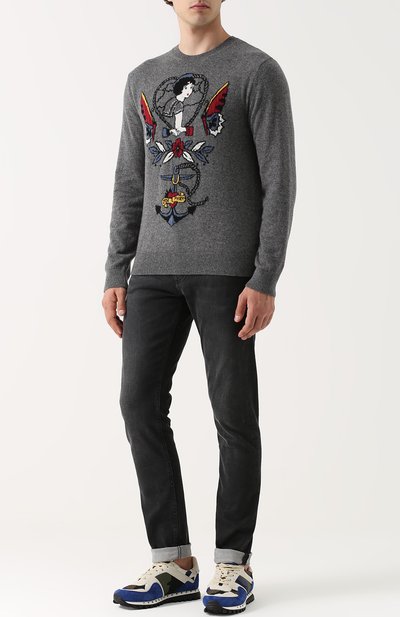 Комбинированные кроссовки rockrunner с камуфляжным принтом VALENTINO, арт. NY2S0952/NYM, фото 2