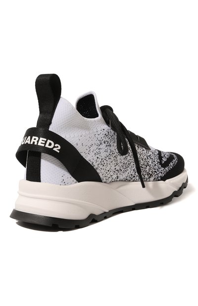 Кроссовки DSQUARED2 черно-белого цвета по цене 39650 руб., арт. 73672/36-40, фото 3 Кроссовки DSQUARED2, арт. 73672/36-40, фото 3
