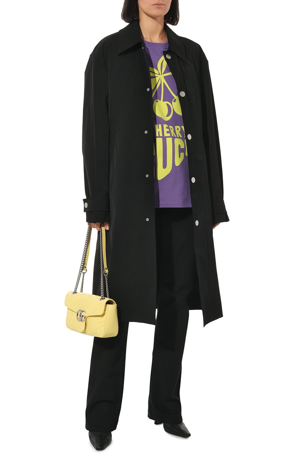 Хлопковая футболка GUCCI, арт. 615044 XJDZ3, фото 2