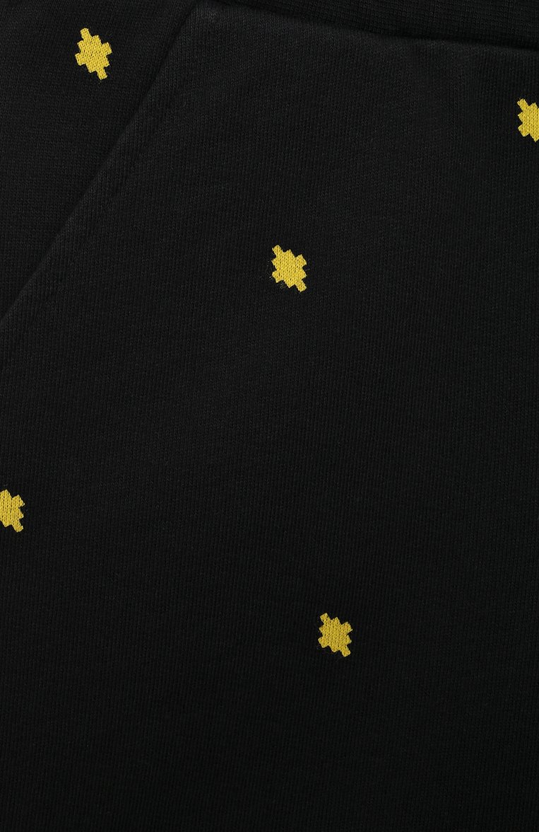Детские хлопковые шорты MARCELO BURLON KIDS OF MILAN черного цвета, арт. 21E/B/MB/3208/0021/2-6Y | Фото 3 (Мальчики Кросс-КТ: Шорты-одежда; Материал внешний: Хлопок; Региональные ограничения белый список (Axapta Mercury): RU; Материал сплава: Проставлено; Нос: Не проставлено; Ростовка одежда: 6 лет | 116 см)