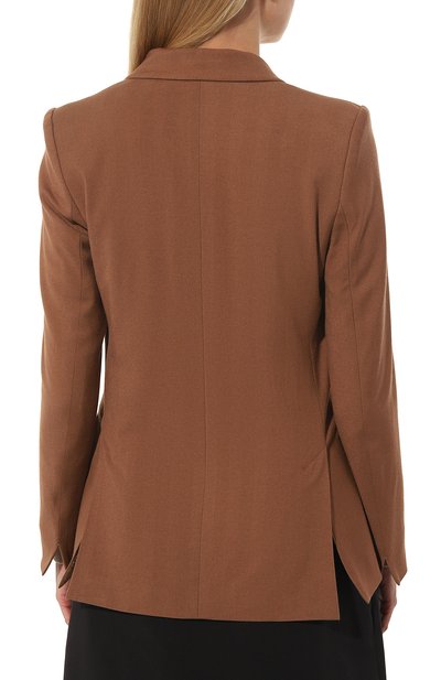 Жакет из вискозы и шерсти WINDSOR коричневого цвета по цене 75500 руб., арт. 52 DS807/10014126, фото 4 Жакет из вискозы и шерсти WINDSOR, арт. 52 DS807/10014126, фото 4