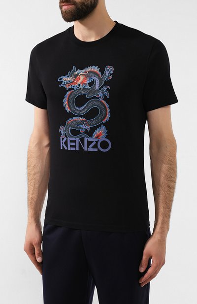 Хлопковая футболка KENZO, арт. F965TS0224SG, фото 3