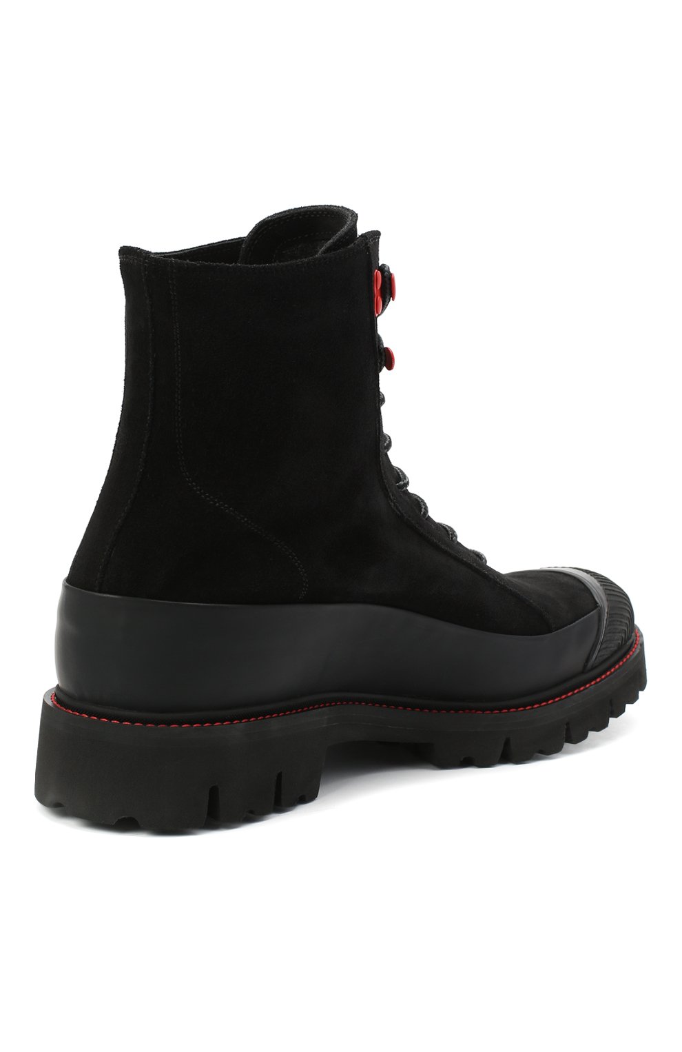 Замшевые ботинки KITON черного цвета по цене 151000 руб., арт. USSHIKEN00689, фото 4 Замшевые ботинки KITON, арт. USSHIKEN00689, фото 4