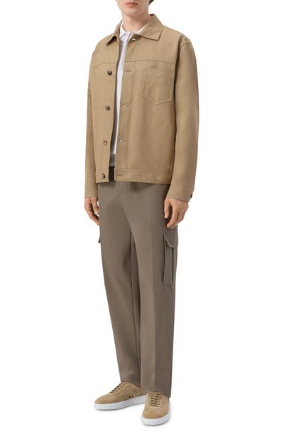 Брюки-карго из хлопка и шелка MVST, арт. M26.2PM.T024/F082 TWILL C0-SE, фото 2