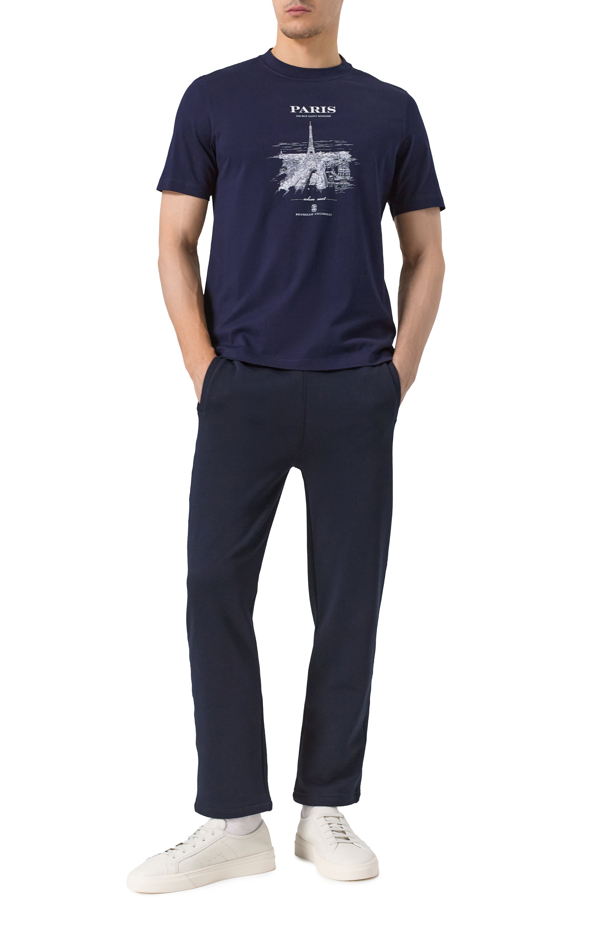 Хлопковые брюки CORNELIANI, арт. 25G561-2525054, фото 2