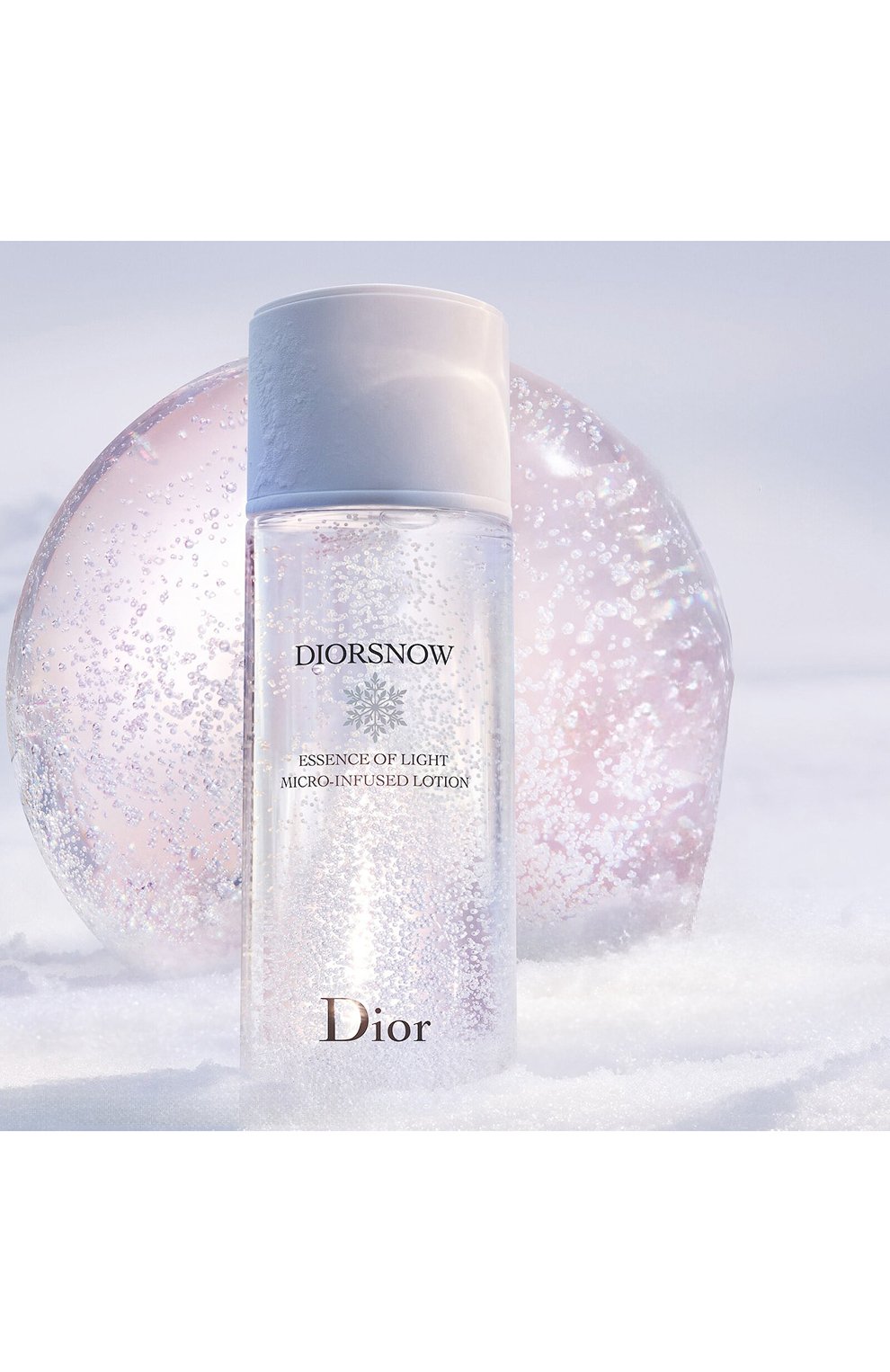 Увлажняющий лосьон для лица и шеи diorsnow essence of light micro-infused lotion (175ml) DIOR, арт. C099700132, фото 3