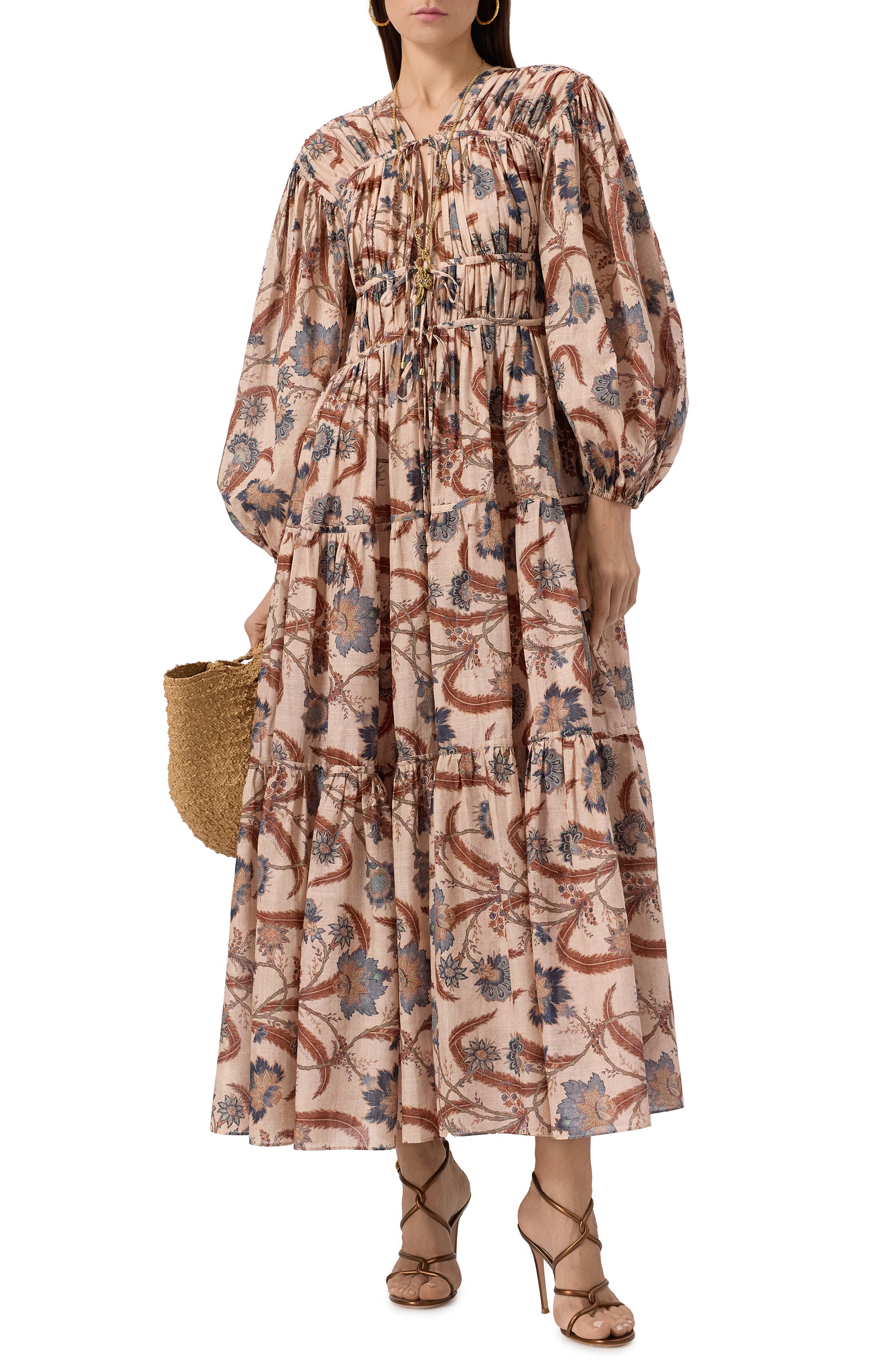 Хлопковое платье ZIMMERMANN, арт. 4208DSS253, фото 2