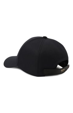 Мужская хлопковая бейсболка TOM FORD темно-синего цвета, арт. MH003/TCN036G | Фото 3 (Материал: Хлопок, Текстиль; Материал сплава: Проставлено; Нос: Не проставлено)