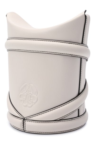 Сумка curve small ALEXANDER MCQUEEN белого цвета по цене 180000 руб., арт. 656467/1YB45, фото 3 Сумка curve small ALEXANDER MCQUEEN, арт. 656467/1YB45, фото 3