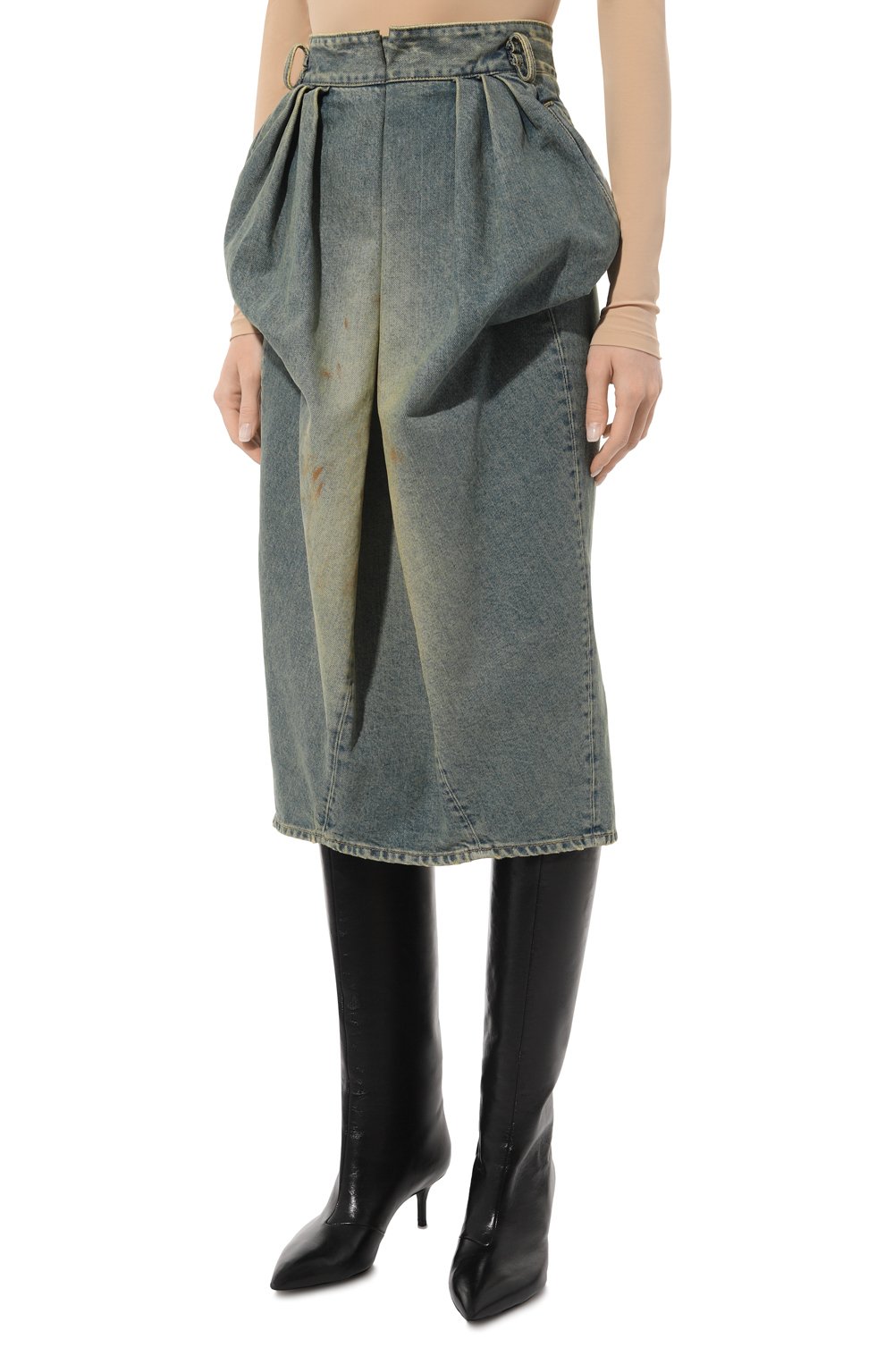 Джинсовая юбка MAISON MARGIELA, арт. SI0MA0006/S30561, фото 3