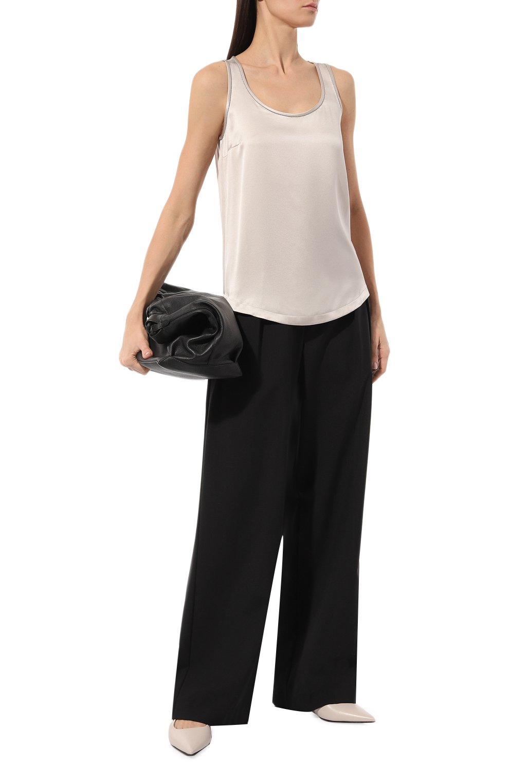 Шелковый топ BRUNELLO CUCINELLI, арт. M0C59B1009, фото 2