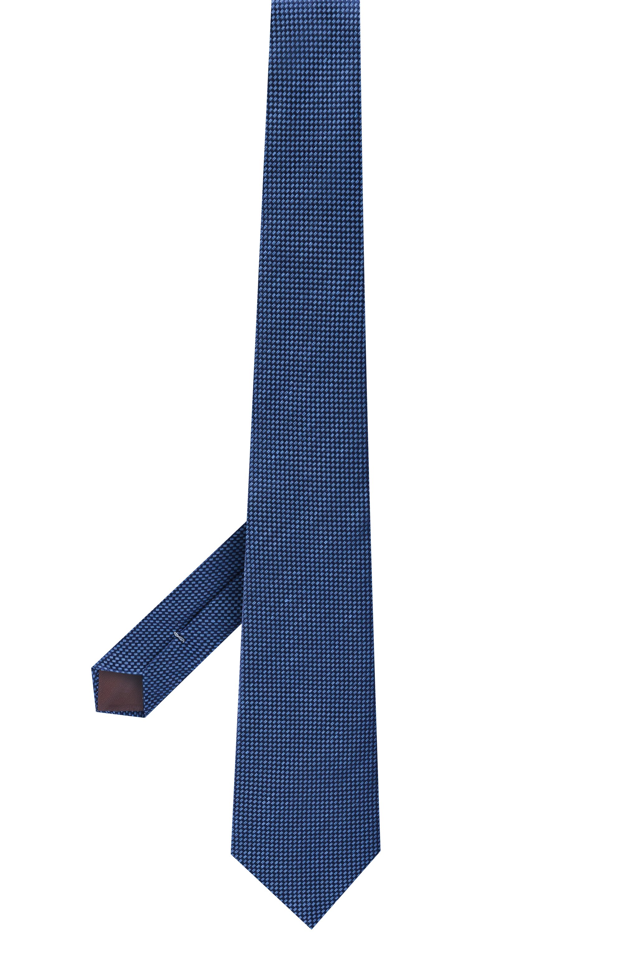 Галстук из шелка и льна CANALI, арт. 18/HJ04592, фото 3