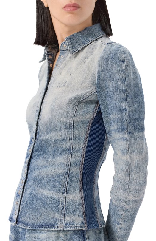 Джинсовая рубашка De-Masly Diesel A21284/068TY Голубой  A21284/068TY Фото 5