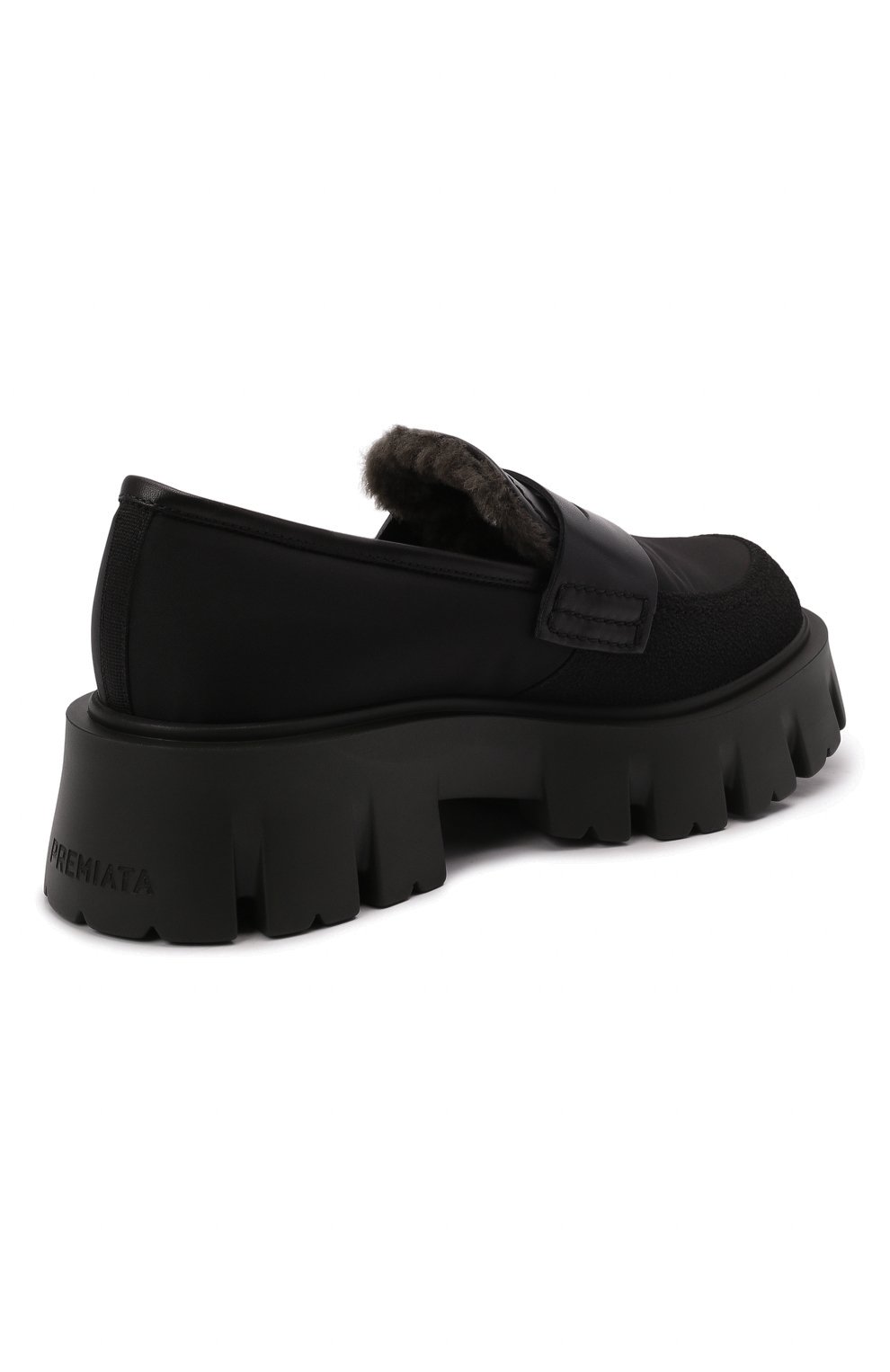 Комбинированные лоферы PREMIATA, арт. M6117M I/IR0NMAN+NYAP+GAUCH0, фото 4