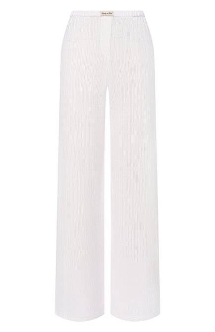 Женские хлопковые брюки SPORTY AND RICH, арт. PA06876326WH01