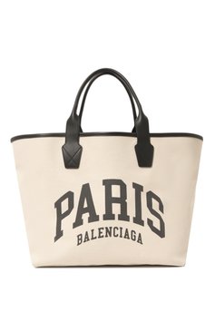 Женская сумка-тоут cities paris jumbo large BALENCIAGA черного цвета, арт. 689271/2106M | Фото 1 (Драгоценные камни: Проставлено; Материал сплава: Проставлено; Размер: large; Материал: Текстиль)