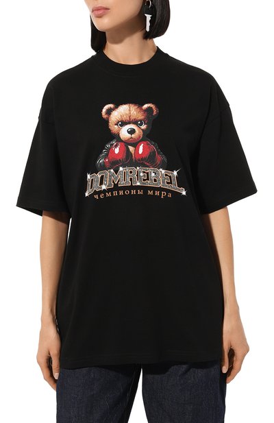 Хлопковая футболка DOMREBEL, арт. PUNCHLINE/T-SHIRT, фото 3