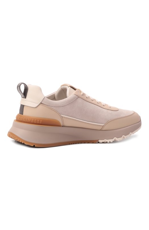 Замшевые кроссовки Brunello Cucinelli MZUSGG0278 Бежевый  MZUSGG0278 Фото 5