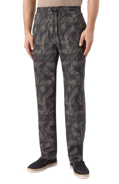 Шелковые брюки CORNELIANI, арт. 254T18-2591922, фото 3