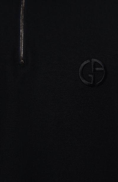 Поло из лиоцелла и шелка GIORGIO ARMANI, арт. 3DSF72/SJGFZ, фото 5