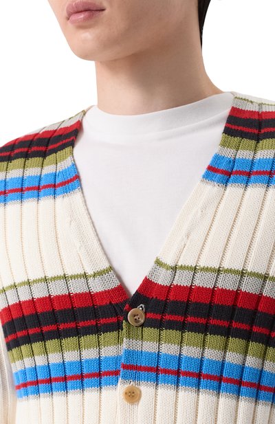 Кардиган из хлопка и шерсти DRIES VAN NOTEN, арт. 021236/3730, фото 5