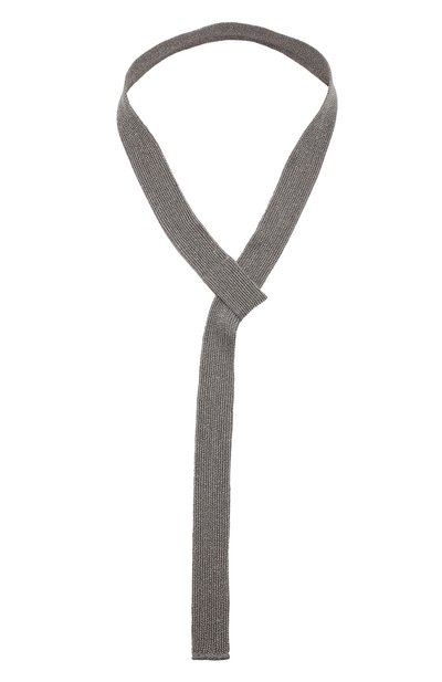 Галстук с металлизированной нитью BRUNELLO CUCINELLI, арт. M31802299, фото 1