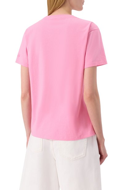 Хлопковая футболка MC2 SAINT BARTH розового цвета по цене 10450 руб., арт. STBW EMILIE/06015H, фото 4 Хлопковая футболка MC2 SAINT BARTH, арт. STBW EMILIE/06015H, фото 4