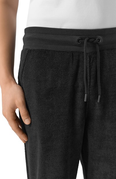 Хлопковые брюки KITON черного цвета по цене 99500 руб., арт. UMM0106, фото 5 Хлопковые брюки KITON, арт. UMM0106, фото 5
