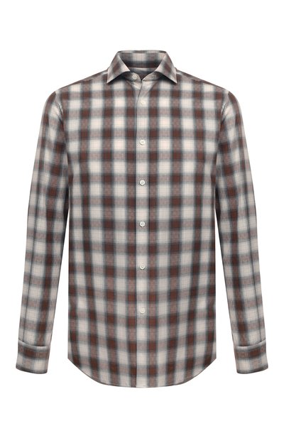 Мужская хлопковая рубашка ZEGNA, арт. UCX21A6/SRF5