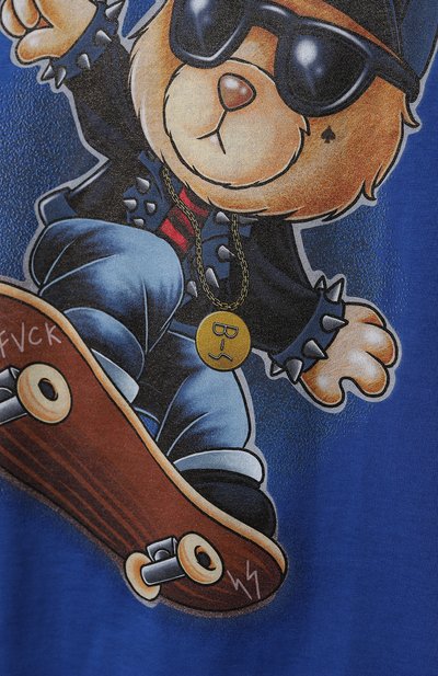 Хлопковая футболка BISIBIGLIO, арт. TEDDY PUNSKATE/2212 RIF (C0TT0NE PESANTE), фото 5