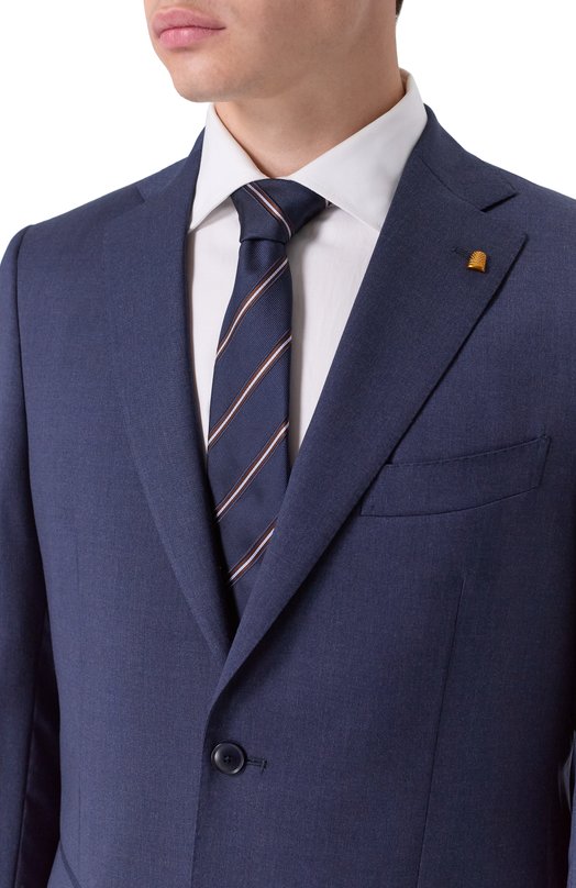 Шерстяной костюм Sartoria Latorre A6I7EF/UG0883 Синий  A6I7EF/UG0883 Фото 6