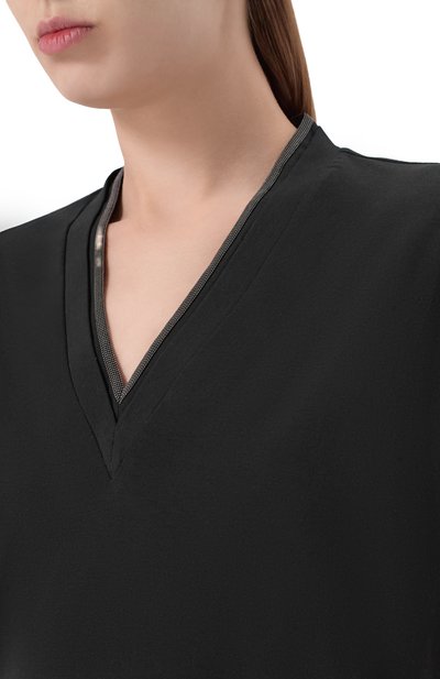 Хлопковый топ BRUNELLO CUCINELLI, арт. M0T18BD222, фото 5