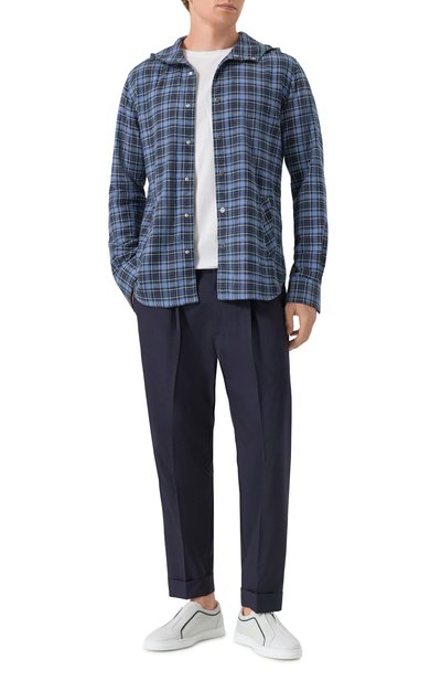 Мужская хлопковая рубашка KITON, арт. UMCMARH0865005