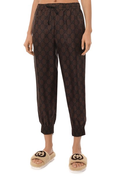 Шелковые джоггеры GUCCI, арт. 625005 XJCL5, фото 3