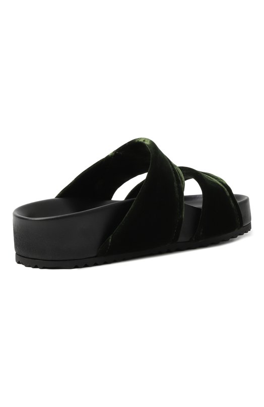 Текстильные шлепанцы Dries Van Noten 011709-652-607 Зелёный  011709-652-607 Фото 5