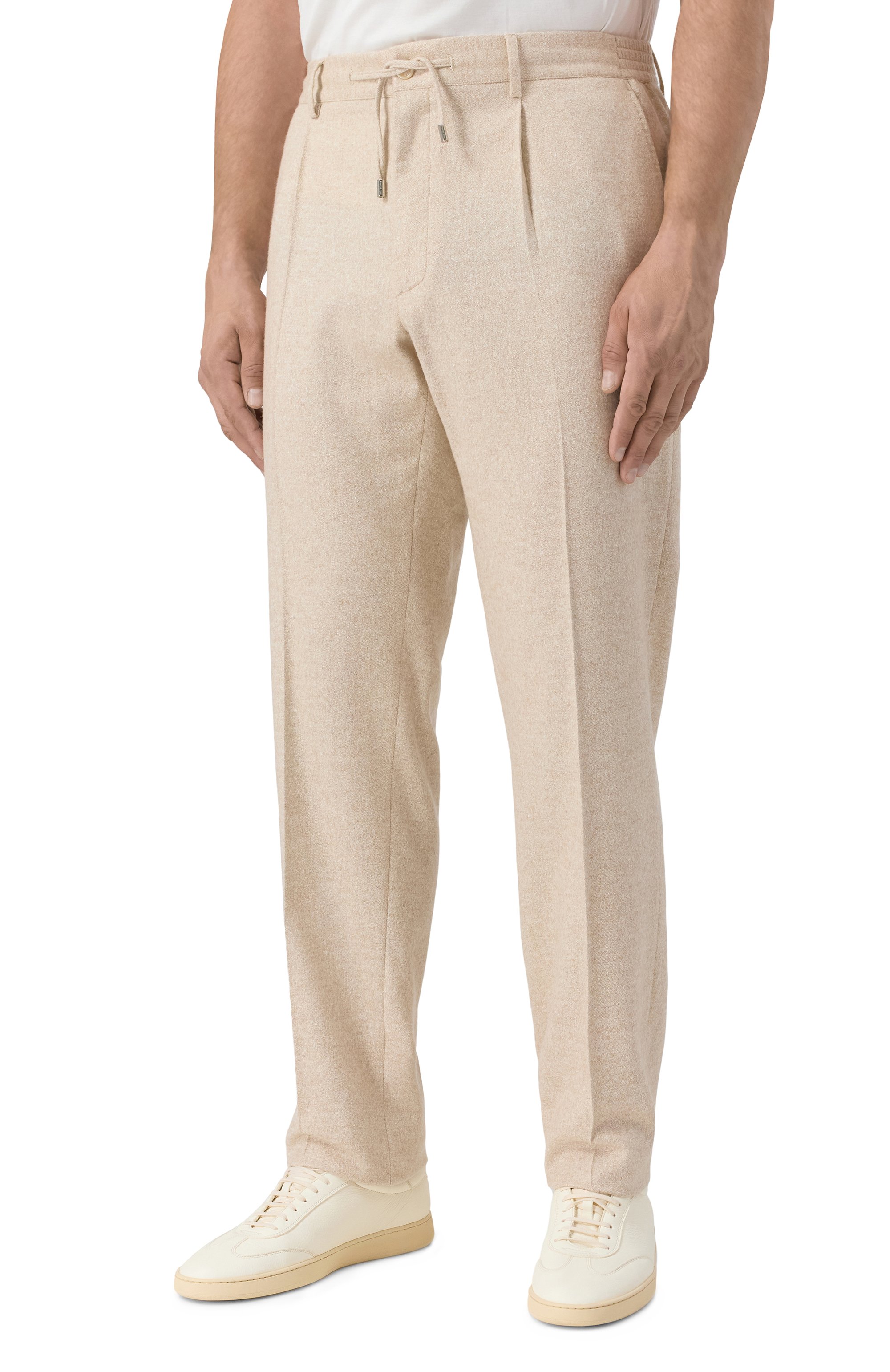 Брюки из шерсти и шелка STEFANO RICCI светло-бежевого цвета по цене 150000 руб., арт. M1T5300022/WKC01R/60, фото 3 Брюки из шерсти и шелка STEFANO RICCI, арт. M1T5300022/WKC01R/60, фото 3