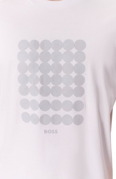 Хлопковая футболка BOSS GREEN, арт. 50537845, фото 5