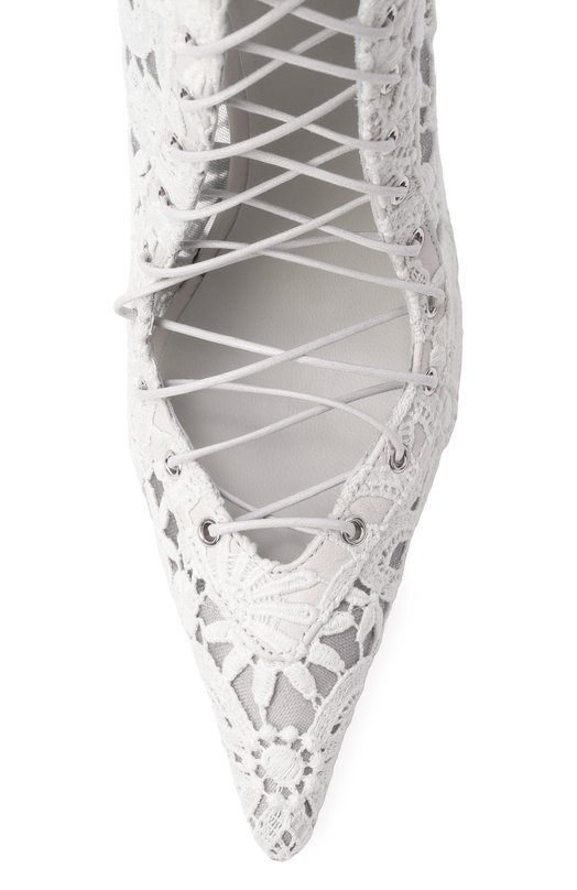 Текстильные ботильоны Colette 120 Le Silla 4180F100BXPPNEM Белый  4180F100BXPPNEM Фото 6